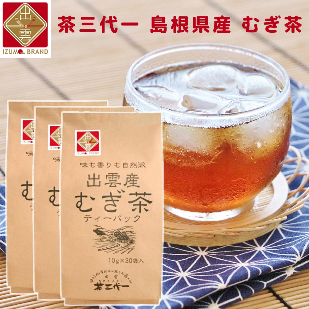 茶三代一 島根県産 有機えごま葉茶 ティーバッグ (2g6P) 2袋 有機JAS