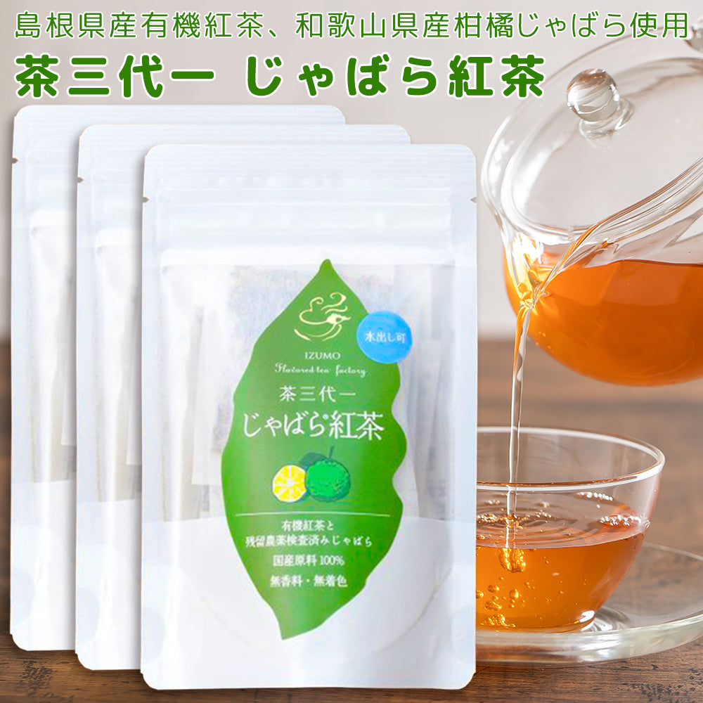 茶三代一 島根県産 有機えごま葉茶 ティーバッグ (2g6P) 2袋 有機JAS