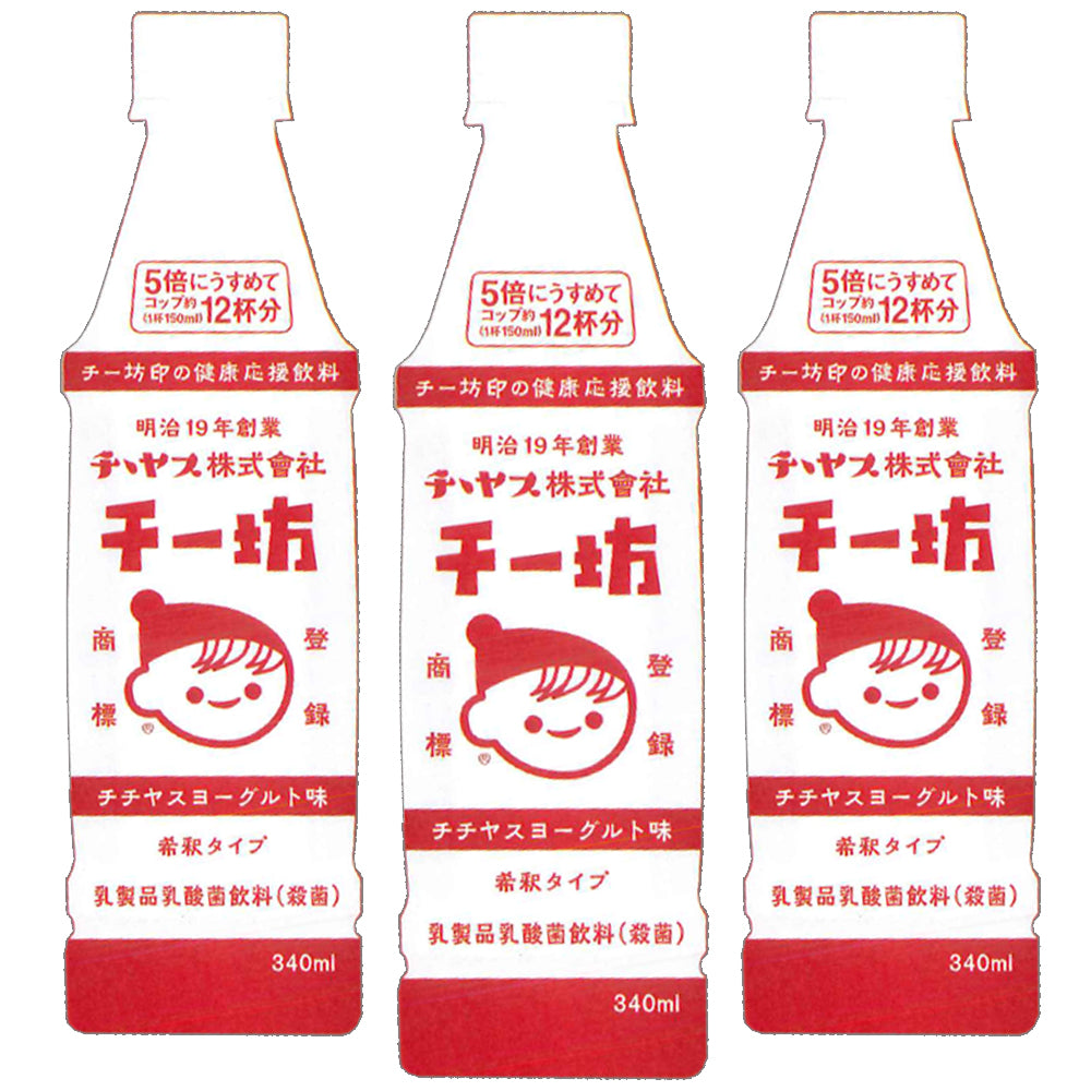 チチヤス チー坊 乳酸菌飲料 340ml 12本セット 希釈タイプ