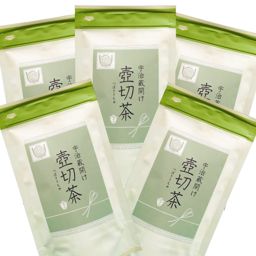 お茶の原寿園 壺切茶(つぼきりちゃ) 宇治蔵開け 煎茶 100g 5袋セット