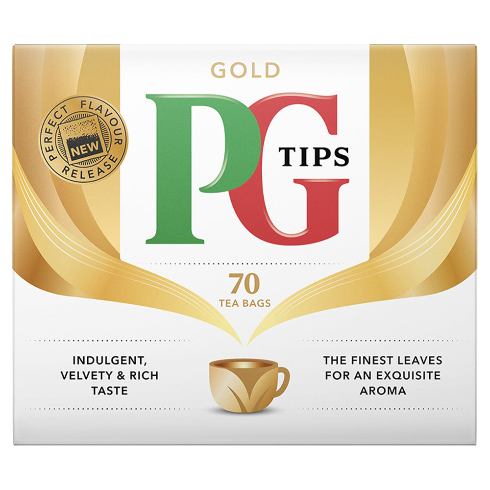 PG Tips ゴールドティー 70p 5箱セット 送料無料 英国 イギリス 紅茶ブランド ティーバッグ