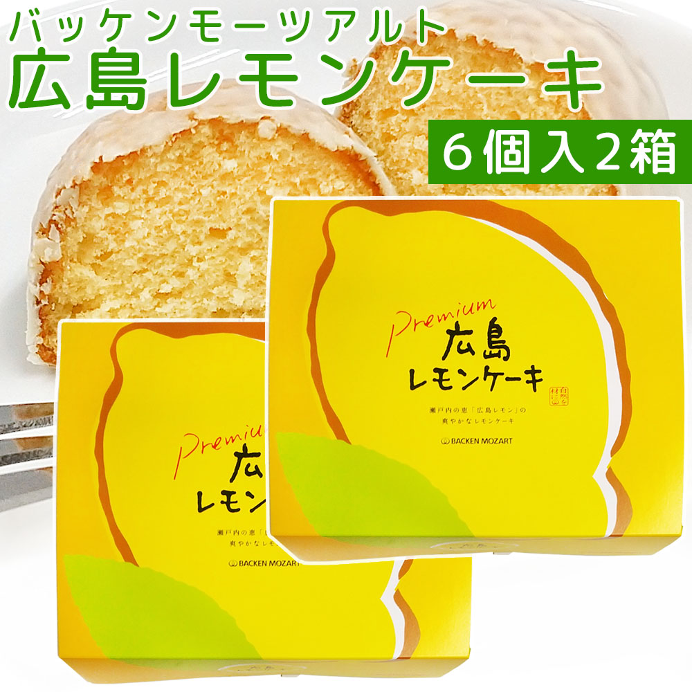 広島レモンケーキ 6個入り 2箱セット