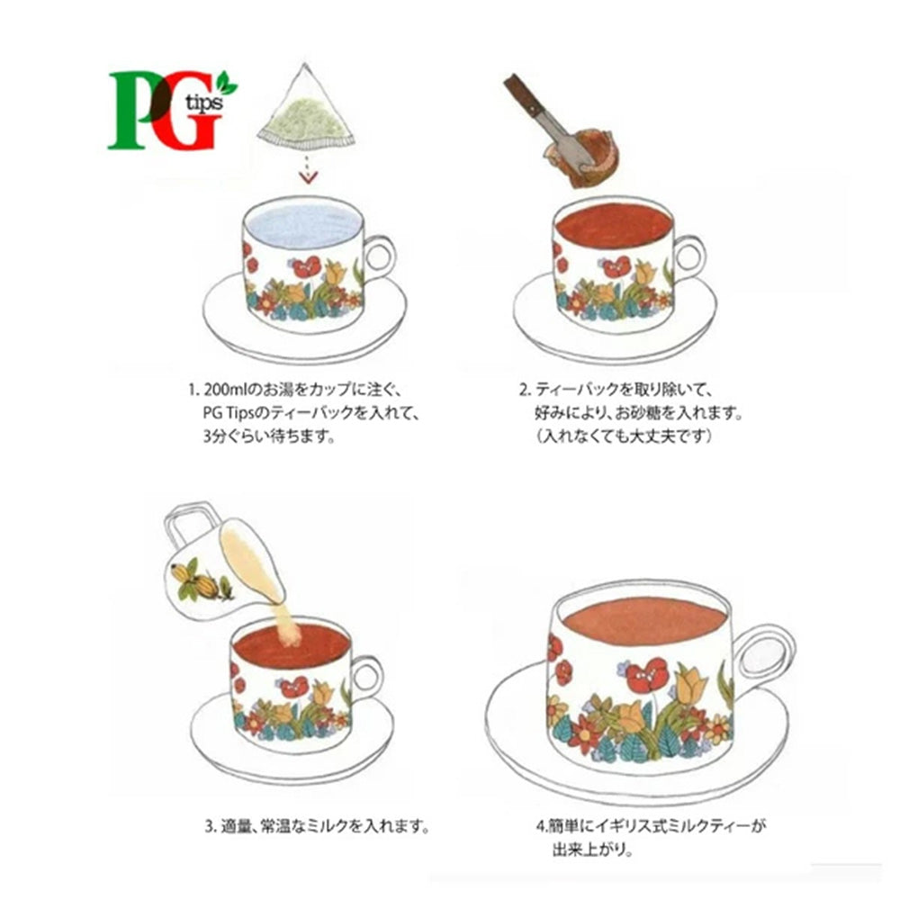 PG Tips オリジナルティー 80p 5箱セット 送料無料 英国 イギリス 紅茶ブランド ティーバッグ